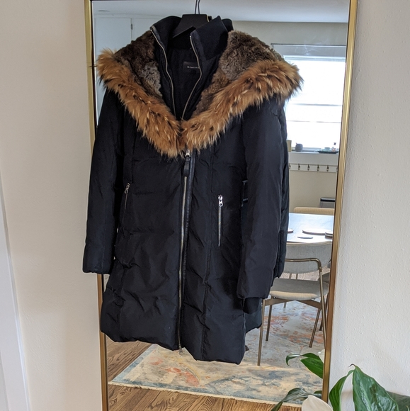 Mackage Fur-Trimmed Trish Down Coat - Picture 6 of 7